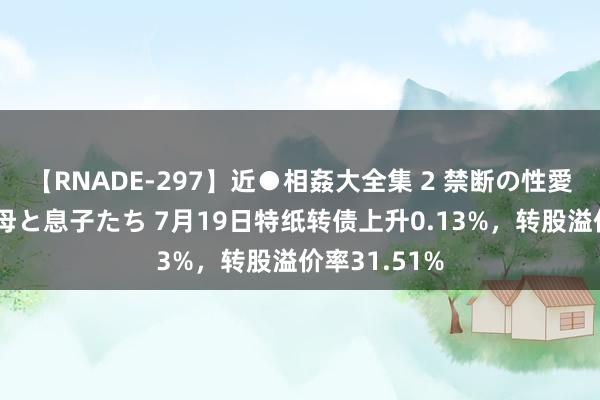 【RNADE-297】近●相姦大全集 2 禁断の性愛に堕ちた義母と息子たち 7月19日特纸转债上升0.13%，转股溢价率31.51%