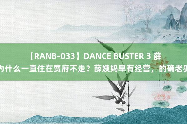 【RANB-033】DANCE BUSTER 3 薛家为什么一直住在贾府不走？薛姨妈早有经营，的确老狐狸