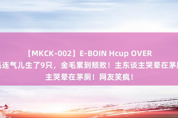 【MKCK-002】E-BOIN Hcup OVER 4HOURS 金毛连气儿生了9只，金毛累到颓败！主东谈主哭晕在茅厕！网友笑疯！