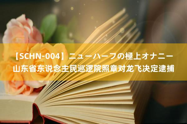 【SCHN-004】ニューハーフの極上オナニー 山东省东说念主民巡逻院照章对龙飞决定逮捕