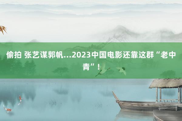 偷拍 张艺谋郭帆...2023中国电影还靠这群“老中青”！