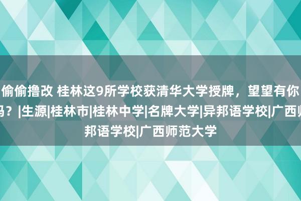 偷偷撸改 桂林这9所学校获清华大学授牌，望望有你的母校吗？|生源|桂林市|桂林中学|名牌大学|异邦语学校|广西师范大学