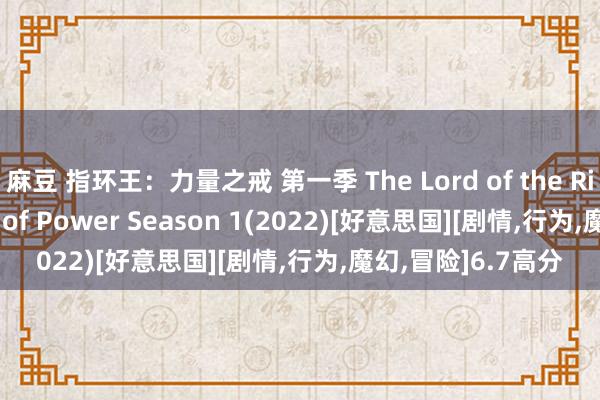 麻豆 指环王：力量之戒 第一季 The Lord of the Rings: The Rings of Power Season 1(2022)[好意思国][剧情，行为，魔幻，冒险]6.7高分